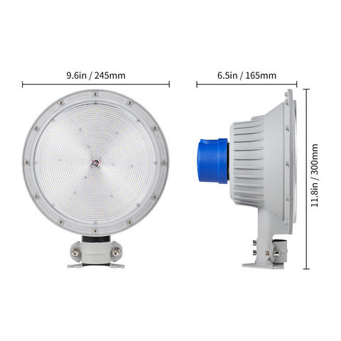 VEVOR LED Barn Light, 50W 5500LM, Ultra Brightness 6000K Daylight, Dusk To Dawn Area Lights, Outdoor Security Flood Lighting, IP65 Waterproof