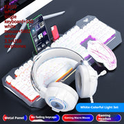 Mechanical Feeling Wired Key Mouse Headset Bundle