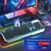 Mechanical Feeling Wired Key Mouse Headset Bundle