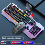 Mechanical Feeling Wired Key Mouse Headset Bundle